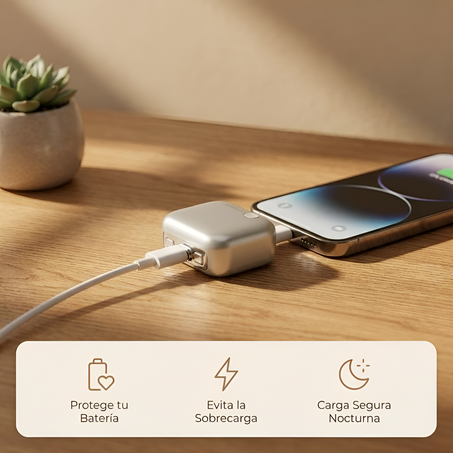 Protector de Batería con Carga Rápida